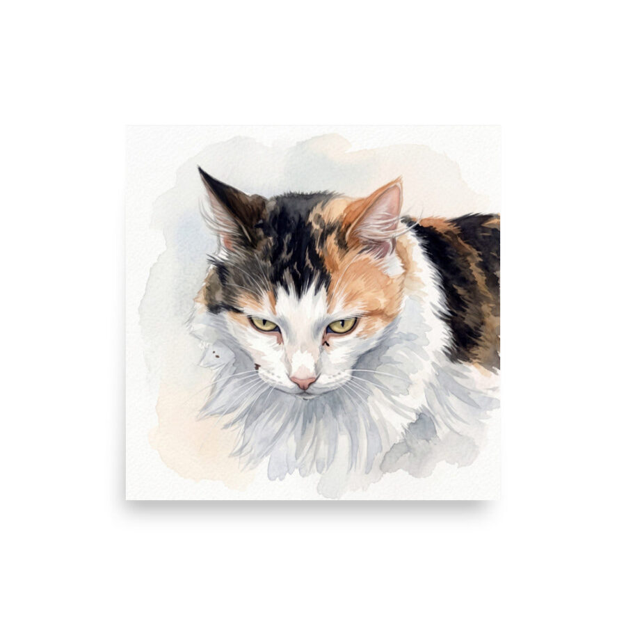 Example: a 16 x 16 inch paper print pet portrait, covered by the $49 gift card